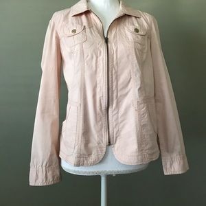 Chico’s pink lightweight jacket